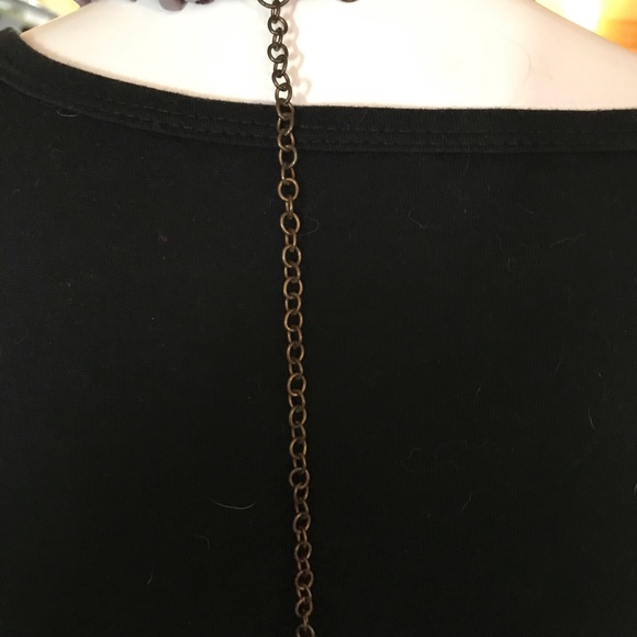 3/$20 Vintage, stone, multi strand necklace, 23-29” - Picture 3 of 4